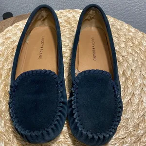 Lucky Brand Analyse womens blue-green loafers size 7 thumbnail 2