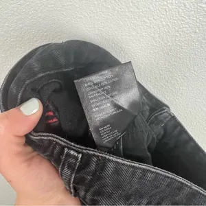 Bdg High Rise Mom Jeans‎ Black Sz 24 thumbnail 6