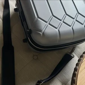 Aimee Kestenberg Grey Mini Hard-case Travel Luggage Bag thumbnail 9