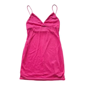 Superdown Sydney Glitter Mini Dress Hot‎ Pink Cami Straps Bodycon Party Size M thumbnail 3