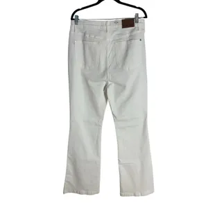 Judy Blue High Waist Garment Dyed White Side Slit Slim Bootcut NWT size 15/32‎ thumbnail 9