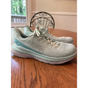 Hoka Mach 4 Running Shoes Womens 9 Blue Glass Seafoam 1113529 BGCS thumbnail 2