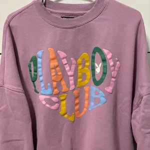 Playboy By PacSun Purple Club Crew Neck Sweatshirt thumbnail 3