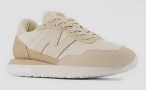 New Balance Women's 9 237 Classic Sneakers Shoes WS237PG Light Brown Sporty‎ thumbnail 1