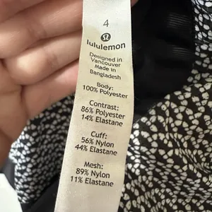 Lululemon Reversible Bomb Around Jacket in Monochromic Black‎ Women's Size 4 thumbnail 10
