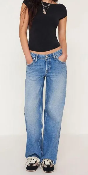 Free People Low-Rise Jeans thumbnail 1
