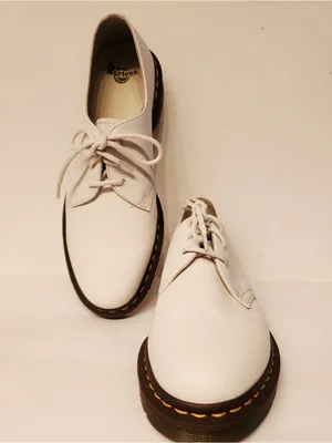 Dr. Martens Dr. Martens Iced Dove White Leather 1461 Women's Oxford Shoes Sz 11 thumbnail 8