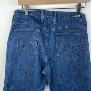 Lucky Brand Long Inseam Jeans 12/31 dark Wash thumbnail 6