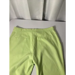 Steve Madden Spencer Split Hem High Rise Flared Pant Neon Green Women Size XL‎ thumbnail 10