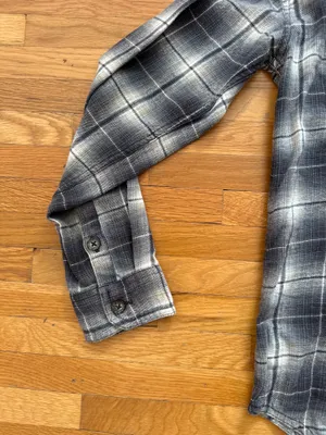 Garage long sleeve plaid button up thumbnail 6