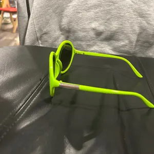 Lime Green Oversized Sunglasses thumbnail 11
