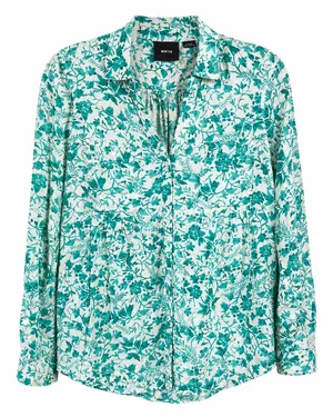 827 Maeve Anthropologie Floral Blouse Women X-Small Coastal Boho thumbnail 1
