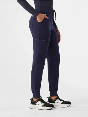 Figs Women’s Navy Zamora High-Rise Jogger Scrub Pants thumbnail 2