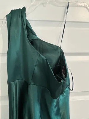 Birdy Grey Kira Satin Dress Emerald Green Size M thumbnail 5