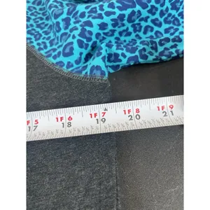 Ariat Women’s L Gray Blue Leopard Print 3/4 Sleeve Western Logo NWT Classic Fit thumbnail 10