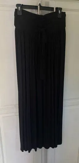 Kische 100 percent rayon boho black skirt thumbnail 1