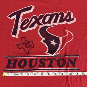 Houston Texans ‘47 Brand Racer red relaxed oversized Nfl sportswear size Large thumbnail 6