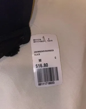NWT Black Mesh Bustier Bikini Top thumbnail 4