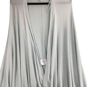 Lululemon Sweater Wrap Shrug Draped Size‎ OS Silk Blend Light Blue Super Soft thumbnail 3