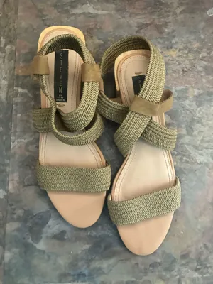 Steve by Steve Madden Olive Green Block Heels  thumbnail 1