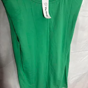 The Drop Mariana Ribbed Side Slit Maxi Dress Green thumbnail 1