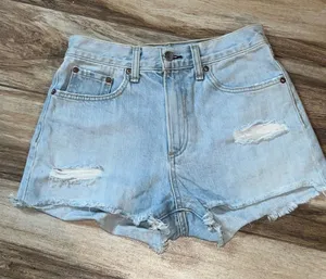 Rag and bone blue denim shorts thumbnail 1