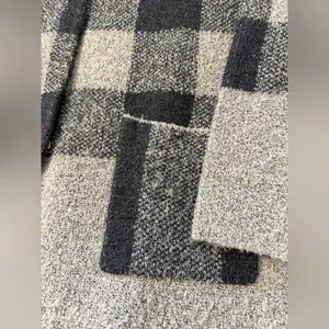 Sanctuary plaid cardigan with snaps and pockets size large thumbnail 4