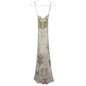 FREE PEOPLE Sounds Of Spring Jumper Watercolor Floral Maxi Dress Size XS thumbnail 4