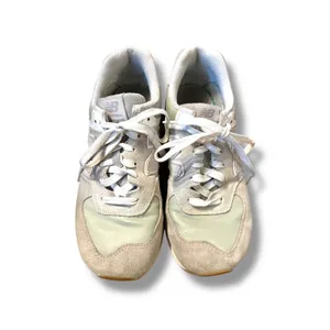 New Balance 574 Calm Green Sneakers Women's 9.5 Men's 8 Suede Athletic Shoes‎ thumbnail 2