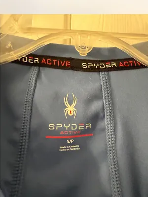 Spyder Long-Sleeve Performance Top in Slate Blue thumbnail 2