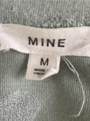 MINE Sage Green V-Neck Tiered Clip Dot Mini Dress thumbnail 4