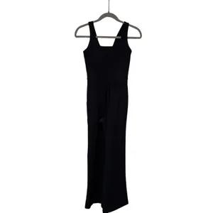 Old Navy Women's PowerSoft Go-Dry Black Flare Leg Jumpsuit XS thumbnail 2