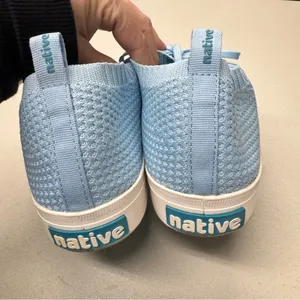 Native Blue Lightknit Lace Up Platform Sneakers Womens 13 Comfort Shoes Casual thumbnail 9