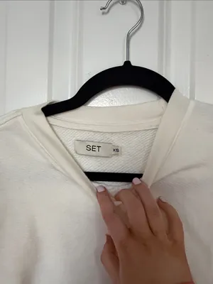 SET Active Cream Crewneck + Sweatpants Set XS thumbnail 2