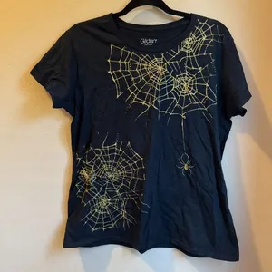Gold Glitter Spider Tee thumbnail 1
