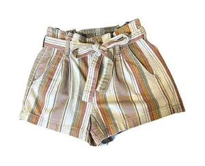 American Eagle Womens Size 2 High-Rise Paper Bag Mom Jean Shorts thumbnail 1