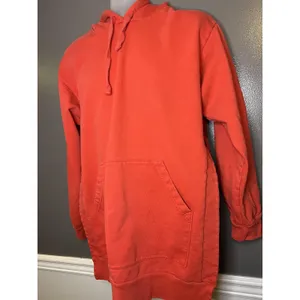 FP Movement Hoodie Tunic Womens M/L Orange Terry Side Slit Kangaroo Pocket thumbnail 4
