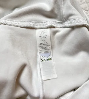 Aerie OFFLINE White Crossover Flowy Athletic Shorts thumbnail 8