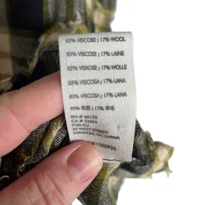 We the Free pacific dawn plaid wool blend shirt PLAID SIZE SMALL thumbnail 7