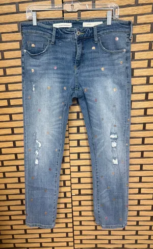 Pilcro‎ & The Letterpress Hypen Polka Dot Jeans Size 29 thumbnail 1
