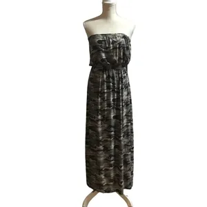 Julia Camo Maxi Dress Green Size L thumbnail 2