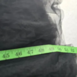 Baltic Born NWOT Anabella Tulle Dress Black Maxi Ruffle Sleeve Party‎ Evening M thumbnail 11