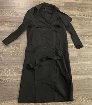 SheIn NWT EZwear Plus Lapel Neck Double Breasted Belted Trench Coat. Size XL thumbnail 6
