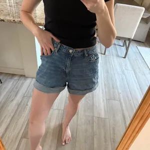 Wild-fable Women's Blue and Black Shorts thumbnail 2