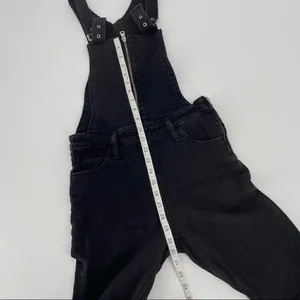 Levi’s Sexy Soft Black Denim Skinny Fit Overalls Size‎ 26 Size 2 thumbnail 5
