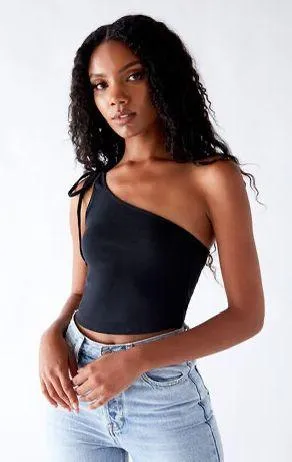 PacSun One Shoulder Tie Tank Top thumbnail 1