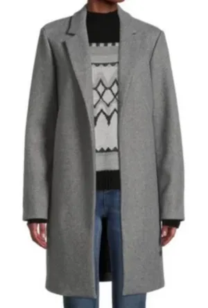 Love Tree Gray Trench Coat thumbnail 1