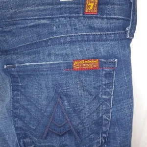 7 For All Mankind 10 30 A Pocket Dark Wash Jeans thumbnail 2