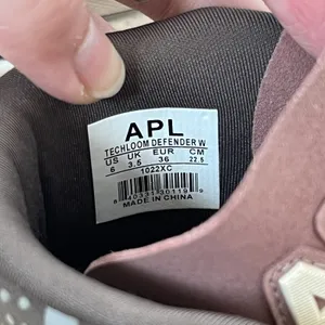 APL Techloom Defender Sneakers Hi Top Women's Size 6 Tan Brown Plum thumbnail 9