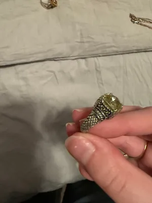 Sliver yellow dimond ring from Craig Husar Designs Silver Size 7 thumbnail 3